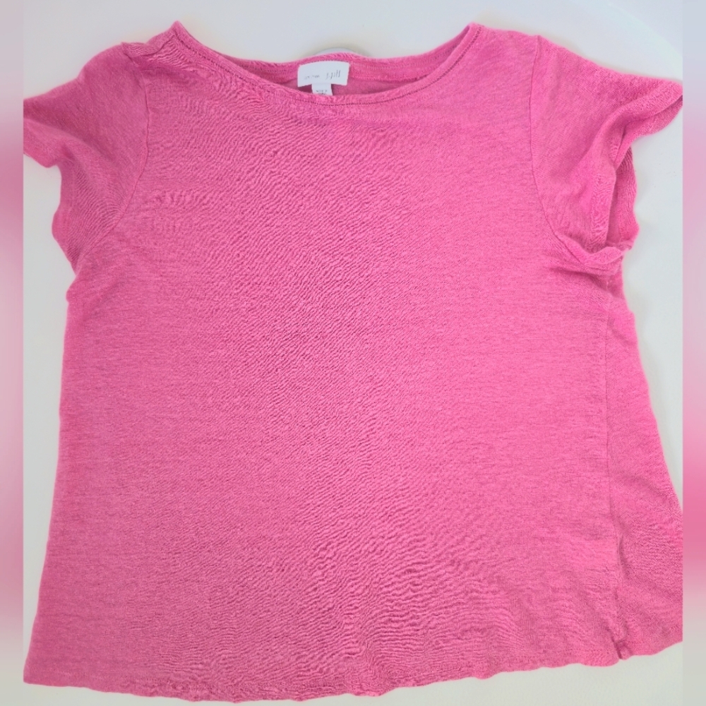 J. Jill Linen Pink T-Shirt